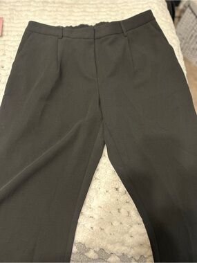 Dkny Black Straight-Leg Dress Pants